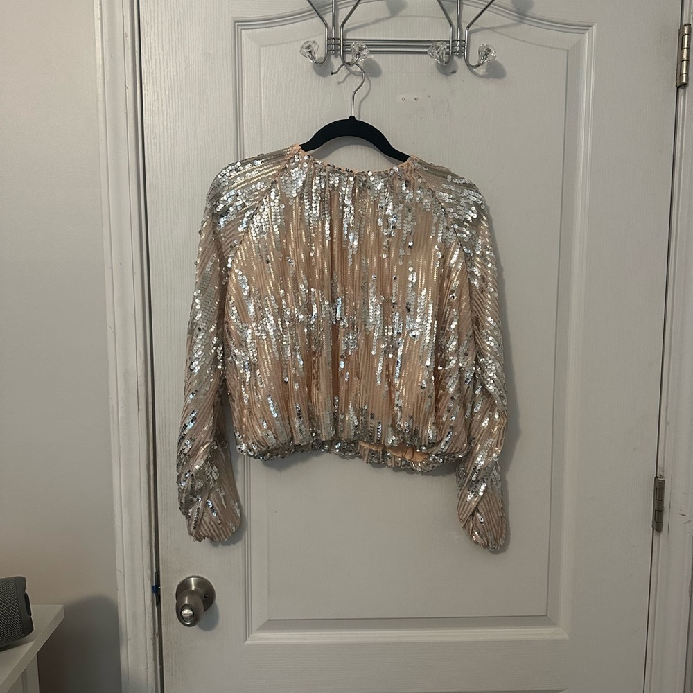 Holiday Sequin Top Medium